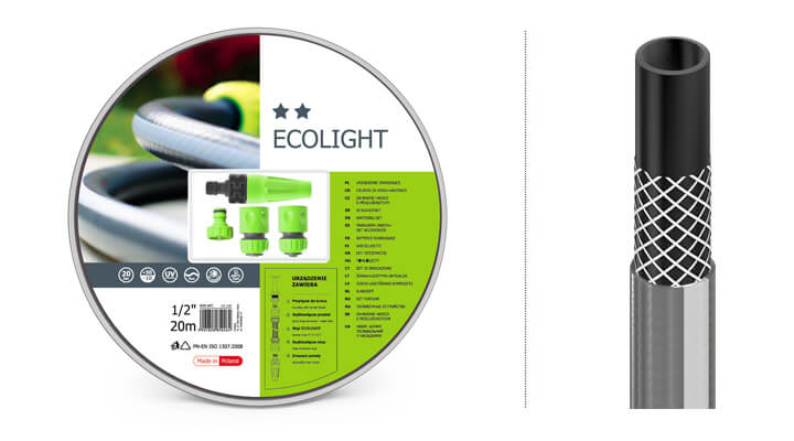 Bộ ống tưới Cellfast Ecolight 1/2" (21mm) dài 20m