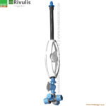 Bộ tưới bốn đầu phun sương cố định lưu lượng FLF 10.5lph