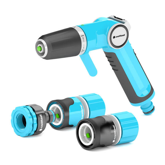 Bộ vòi tưới tay gạt Cellfast Ergo 1/2" (21mm)