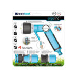 Bộ vòi tưới tay gạt nhiều chế độ Cellfast Ergo 1/2"(21mm)