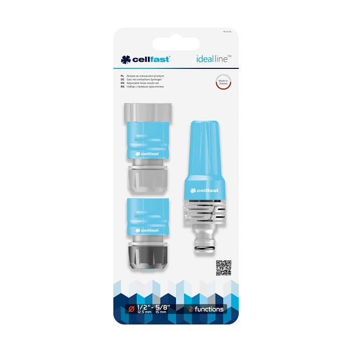 Bộ vòi tưới xoay 2 chế độ Cellfast Idealline Plus 1/2" (21mm)