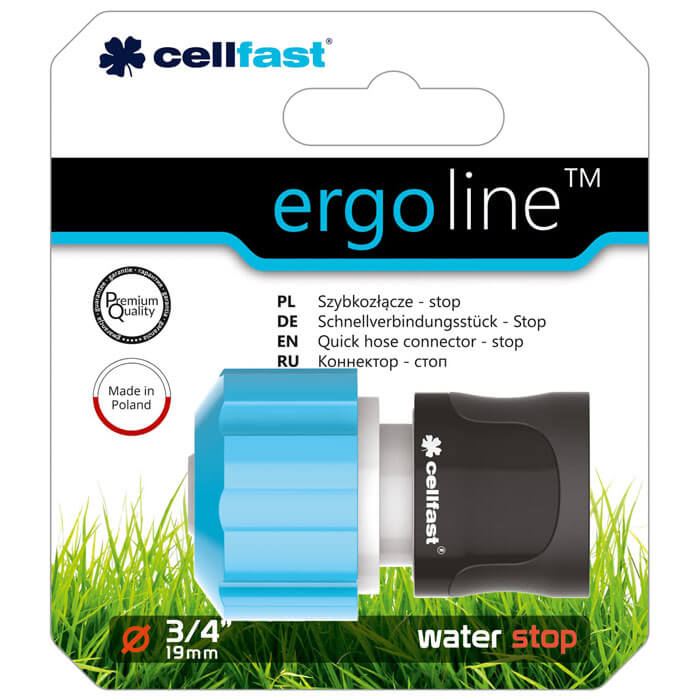Cút nối nhanh stop Cellfast Ergo 3/4" (27mm)