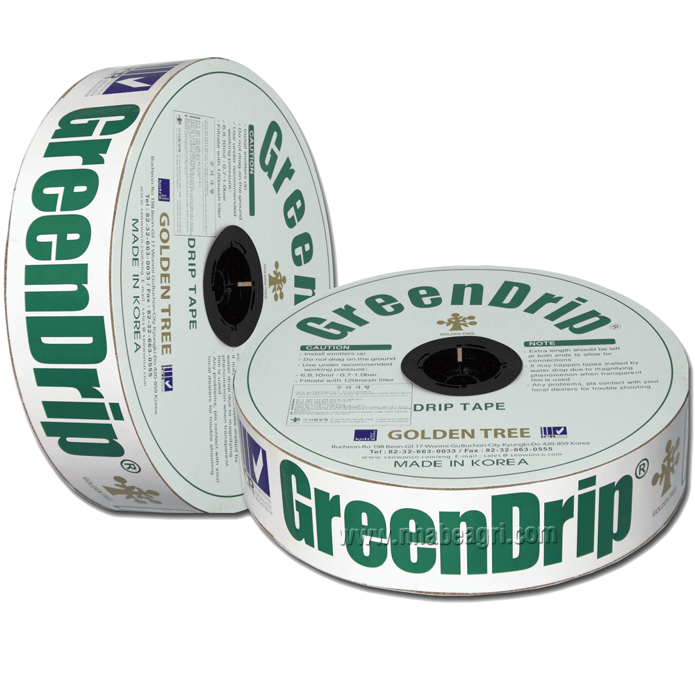 Dây Nhỏ Giọt Green Drip 16mm, Dày 0.2mm, K/c Lỗ 20cm, 1000m/cuộn