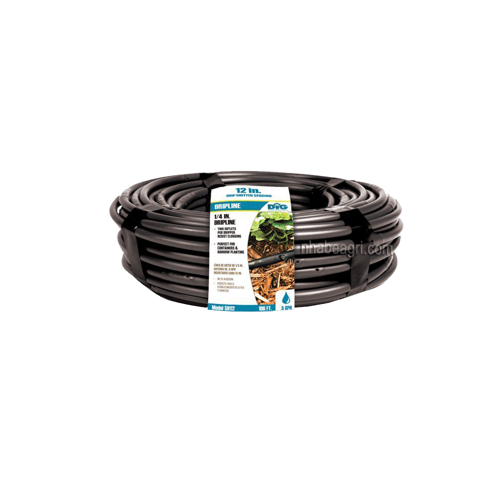 Dây tưới nhỏ giọt Micro dripline 6mm DIG (22cm/lỗ)