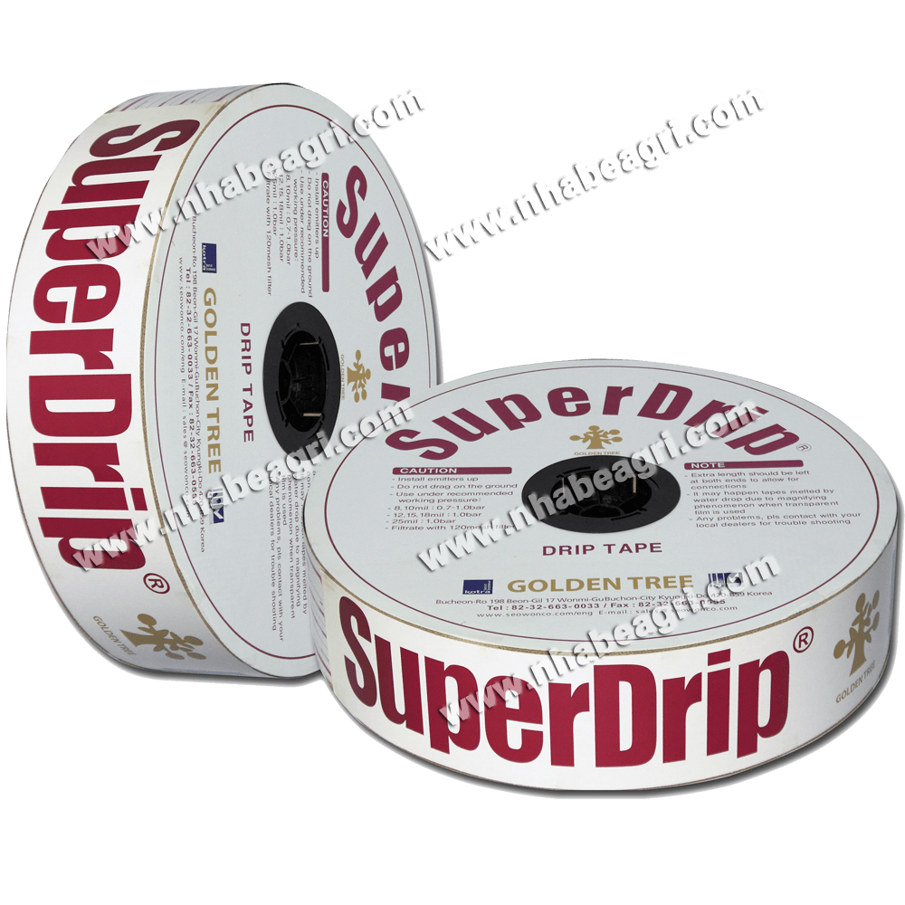 Dây tưới nhỏ giọt 16mm Super Drip dày 0.63mm
