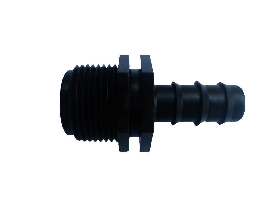 Nối ống PE 20mm ra ren ngoài 27mm