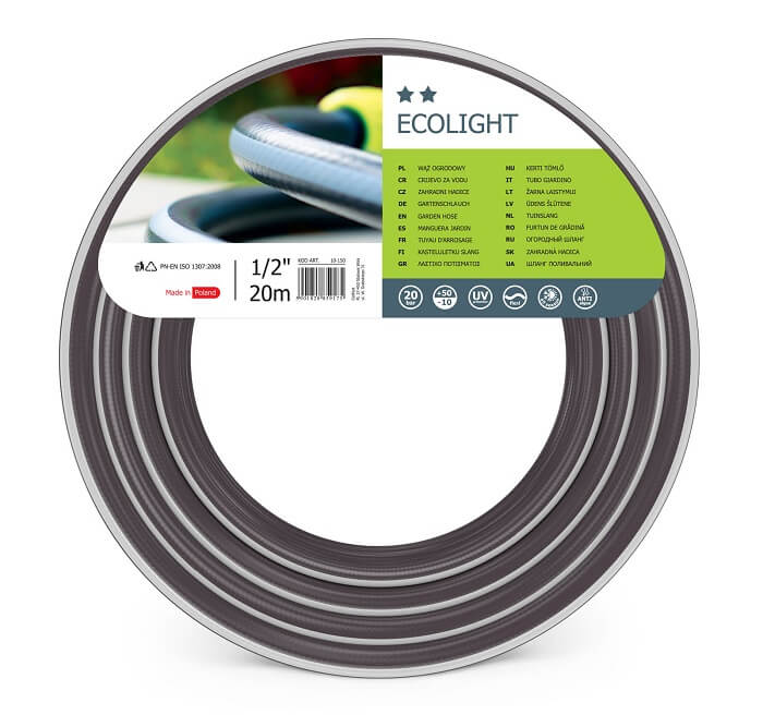 Ống tưới vườn Cellfast Ecolight 1/2" (21mm) dài 20m