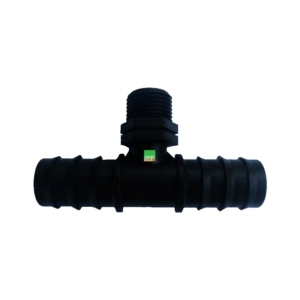 Tê nối ống PE 16mm ra ren ngoài 21mm